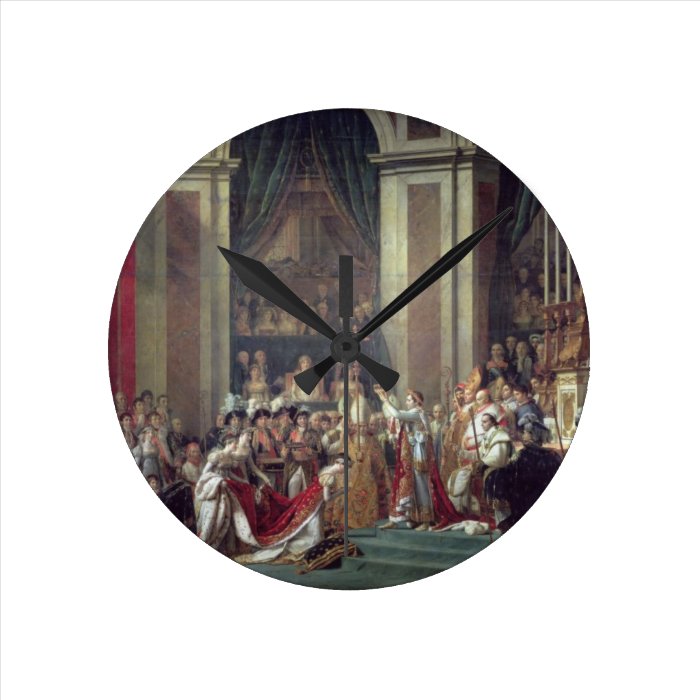 The Consecration of the Emperor Napoleon Round Clocks