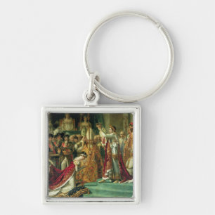 The Consecration of the Emperor Napoleon Keychain