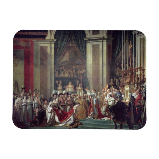 The Consecration of the Emperor Napoleon Magnet (Horizontal)