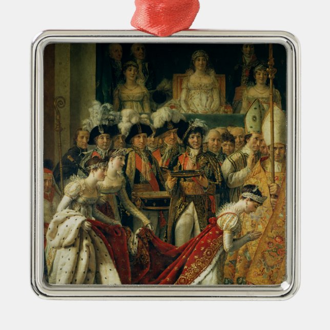 The Consecration of the Emperor Napoleon Metal Ornament (Front)