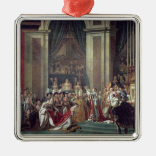 The Consecration of the Emperor Napoleon Metal Ornament