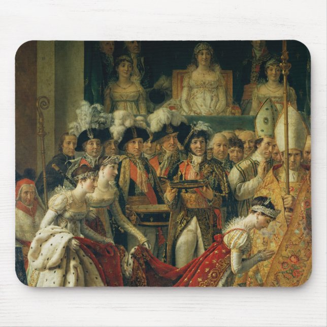 The Consecration of the Emperor Napoleon Mouse Pad (Front)