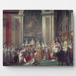 The Consecration of the Emperor Napoleon Plaque