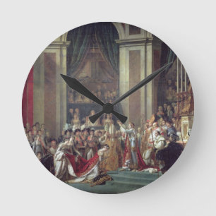 The Consecration of the Emperor Napoleon Round Clock