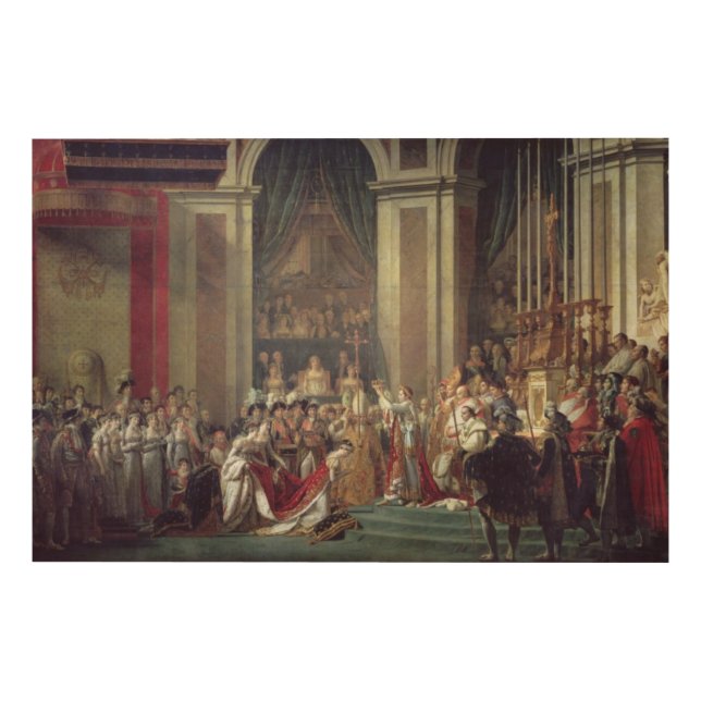 The Consecration of the Emperor Napoleon Wood Wall Art (Front)