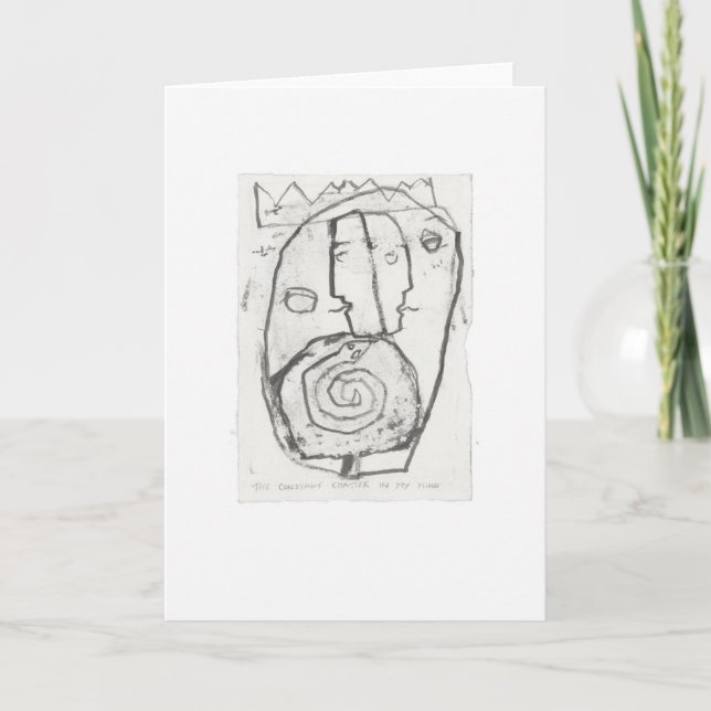 The constant chatter in my mind by Mike Heseltine  Card (Front)