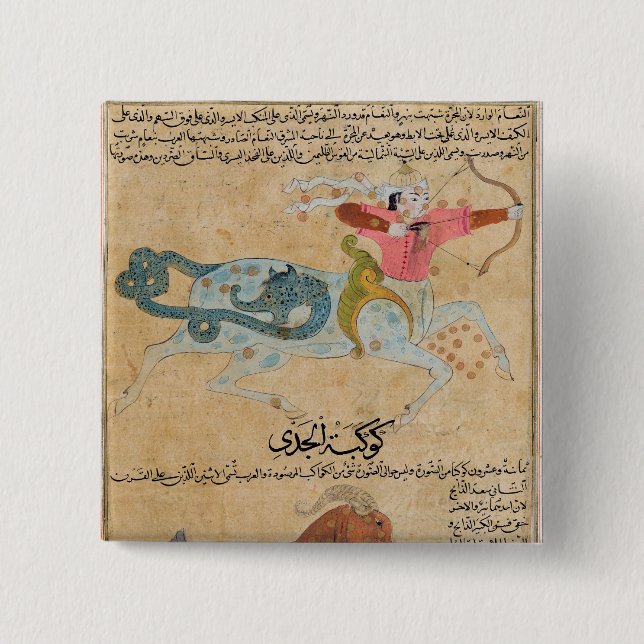 The Constellations of Sagittarius and Pinback Button (Front)