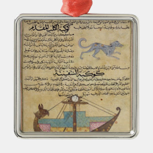 The Constellations of the Dog and the Keel Metal Ornament