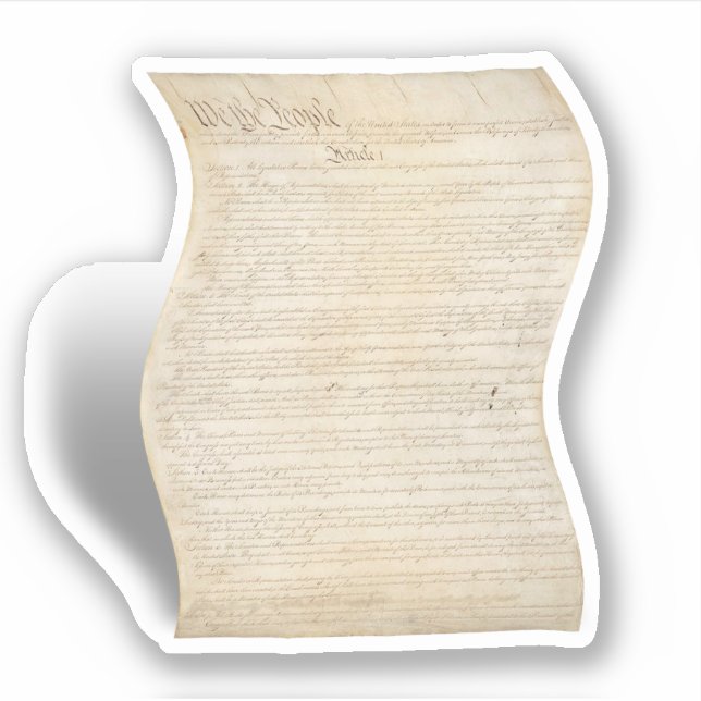 The  Constitution Freedom of Information Day Sticker (Front)