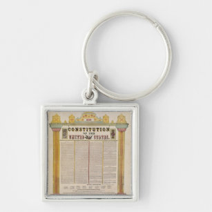 The Constitution of the United States of America Keychain