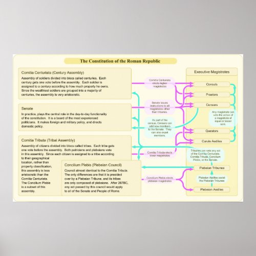 The Constitutional Structure of the Roman Republic Poster