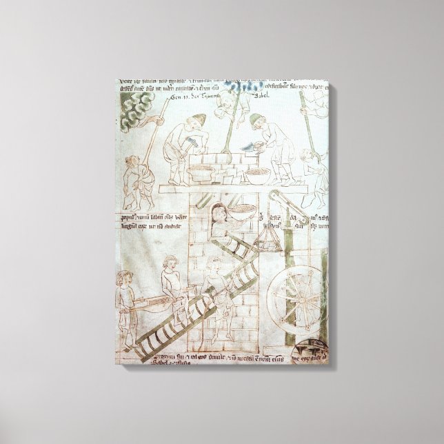 The Construction of the Tower of Babel Canvas Print (Front)