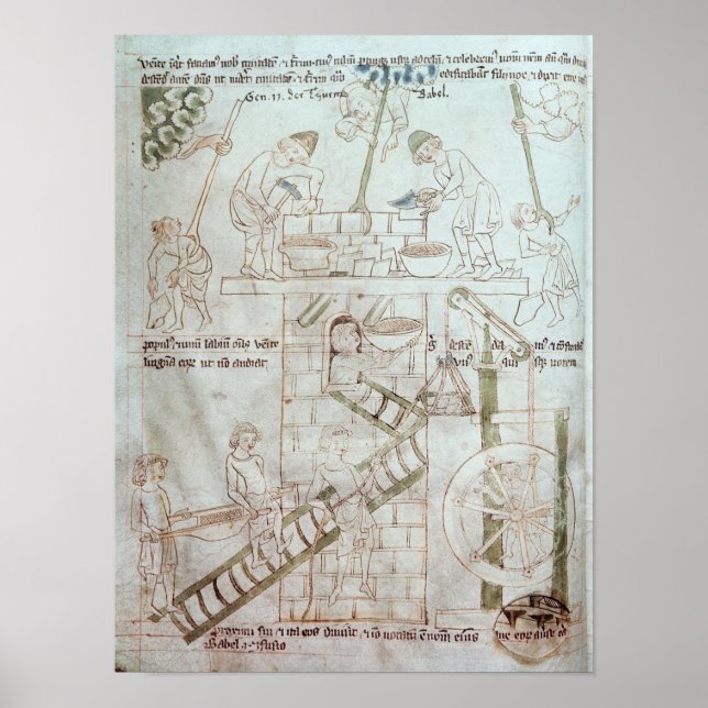 The Construction of the Tower of Babel Poster (Front)