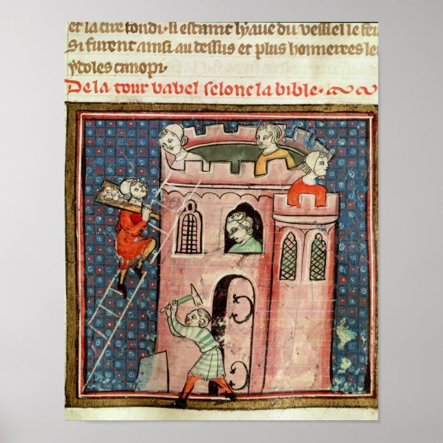 The Construction of the Tower of Babel Poster (Front)