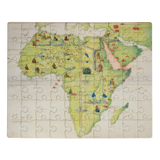 The Continent of Africa Jigsaw Puzzle (Puzzle Horizontal)