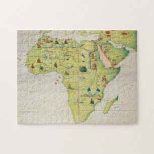 The Continent of Africa Jigsaw Puzzle