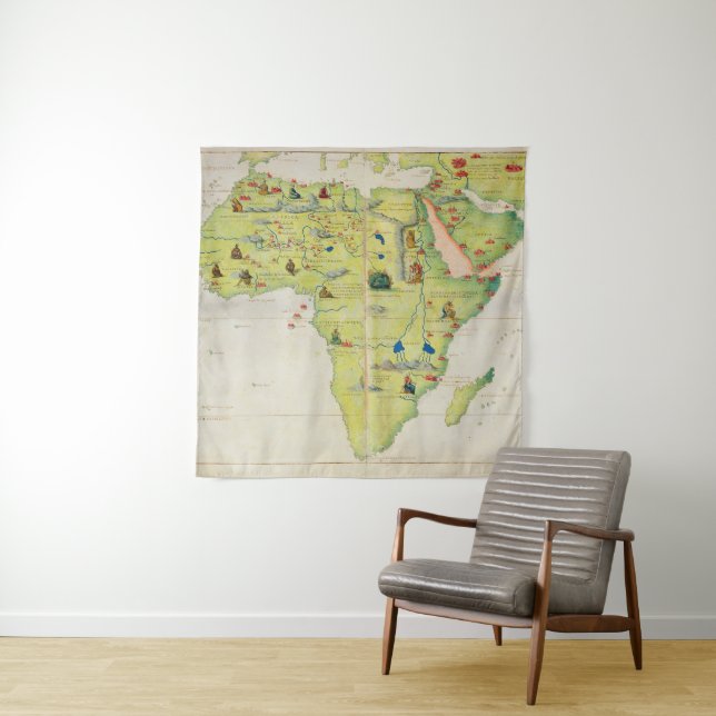 The Continent of Africa Tapestry (In Situ)