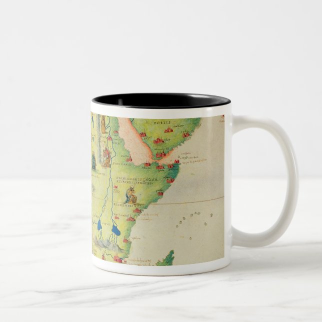 The Continent of Africa Two-Tone Coffee Mug (Right)