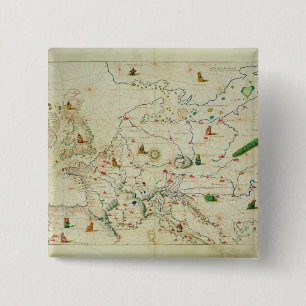 The Continent of Europe Pinback Button