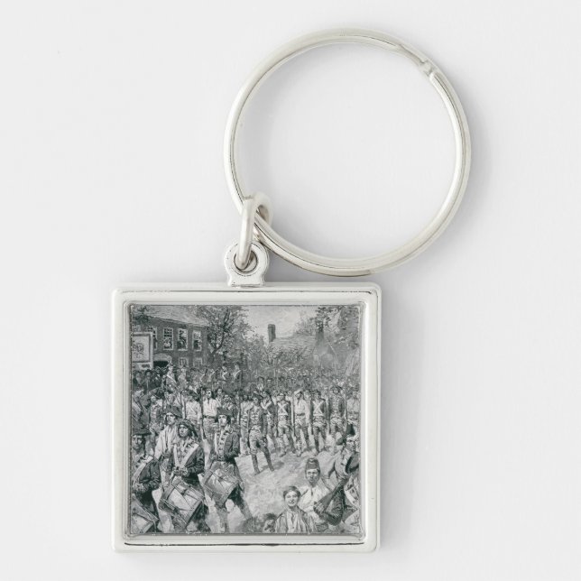 The Continental Army Marching Down the Old Keychain (Front)