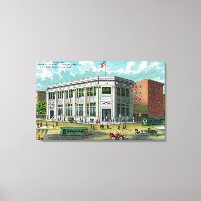 The Continental Bldg and Loan Assn. Canvas Print (Front)