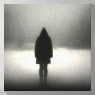 The Contour of Silence Canvas Photo Tile