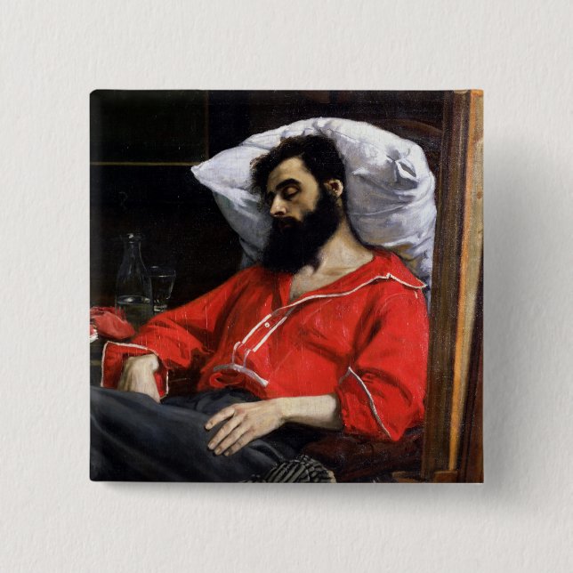 The Convalescent Pinback Button (Front)