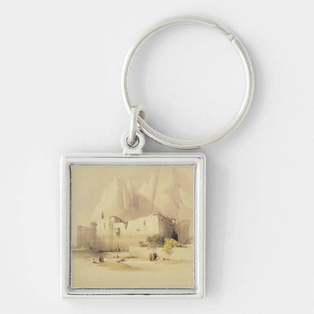 The Convent of St. Catherine, Mount Sinai, Februar Keychain (Front)