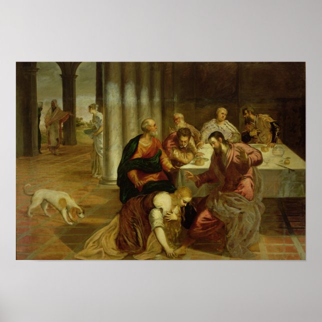 The Conversion of Mary Magdalene, 1546-7 Poster (Front)