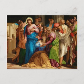 The Conversion Of Mary Magdalene By Paolo Veronese Postcard by TheArts at Zazzle