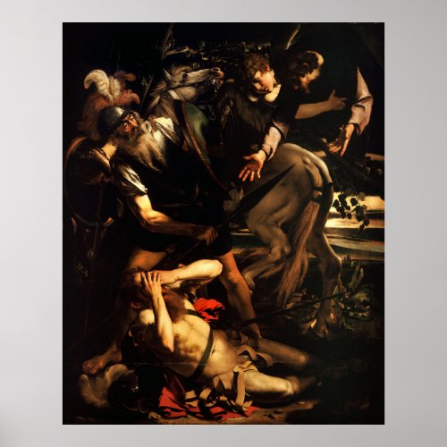 The Conversion of Saint Paul by Caravaggio _ Poster