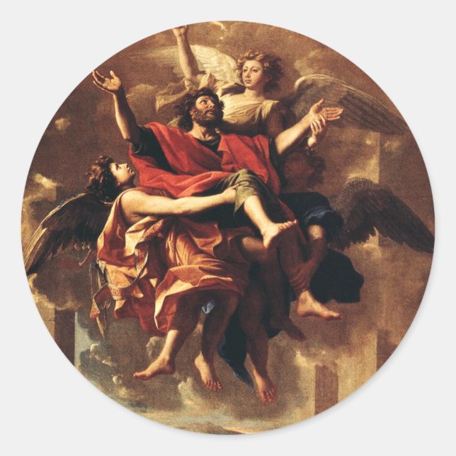 The Conversion of Saint Paul Classic Round Sticker (Front)