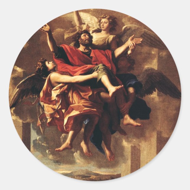 The Conversion of Saint Paul Fine Art Classic Round Sticker (Front)
