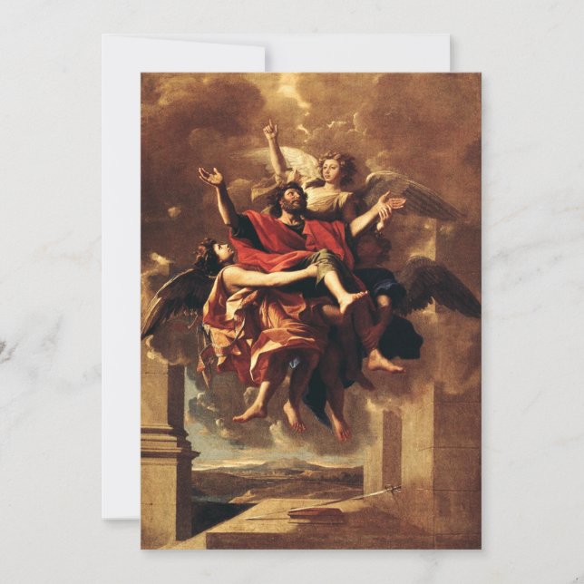 The Conversion of Saint Paul Fine Art Invitation (Front)