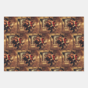 The Conversion of Saint Paul Wrapping Paper Sheets