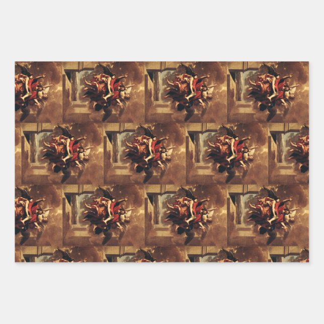 The Conversion of Saint Paul Wrapping Paper Sheets (Front)