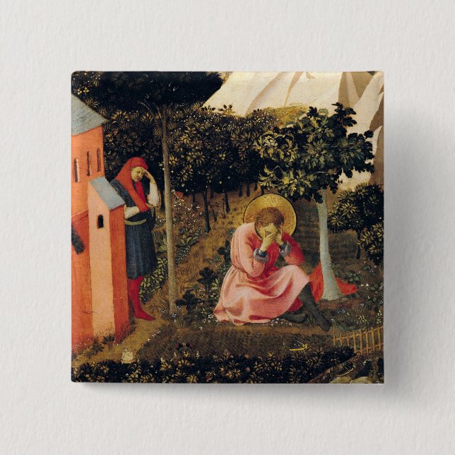 The Conversion of St. Augustine Button (Front)