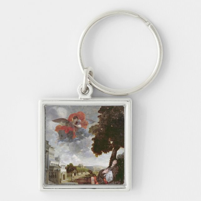 The Conversion of St. Augustine, c.1663 Keychain (Front)