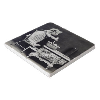 The Cook Cat Funny Harry Whittier Frees 1914 Trivet