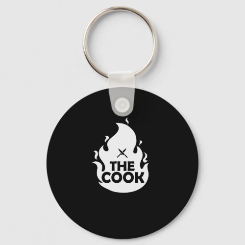 The Cook Fire Cooking Food Kitchen Keychain