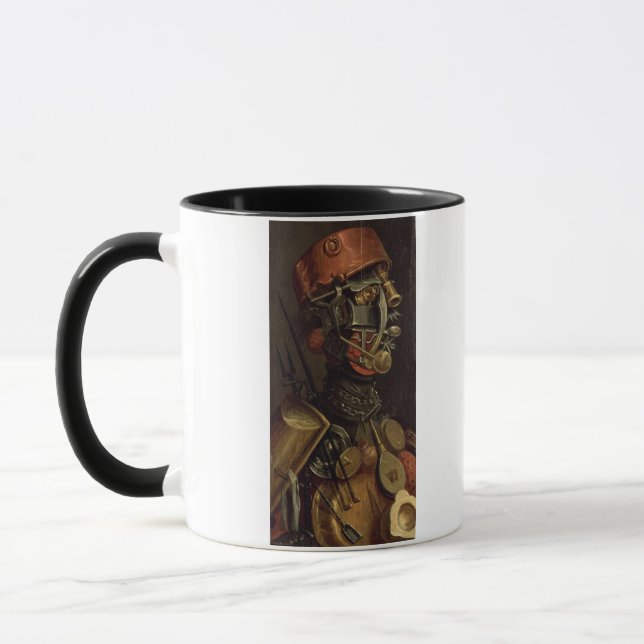 The Cook (oil on panel) Mug (Left)