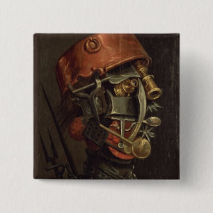 The Cook (oil on panel) Pinback Button