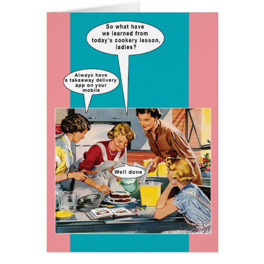 The cookery lesson cards (Front)