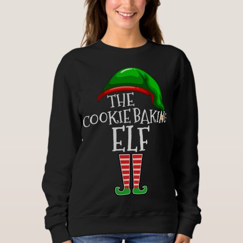 The Cookie Baking Elf Family Matching Group Christ Sweatshirt