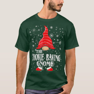 The Cookie Baking Gnome Matching Family Group Chri T-Shirt