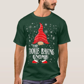 The Cookie Baking Gnome Matching Family Group Chri T-Shirt
