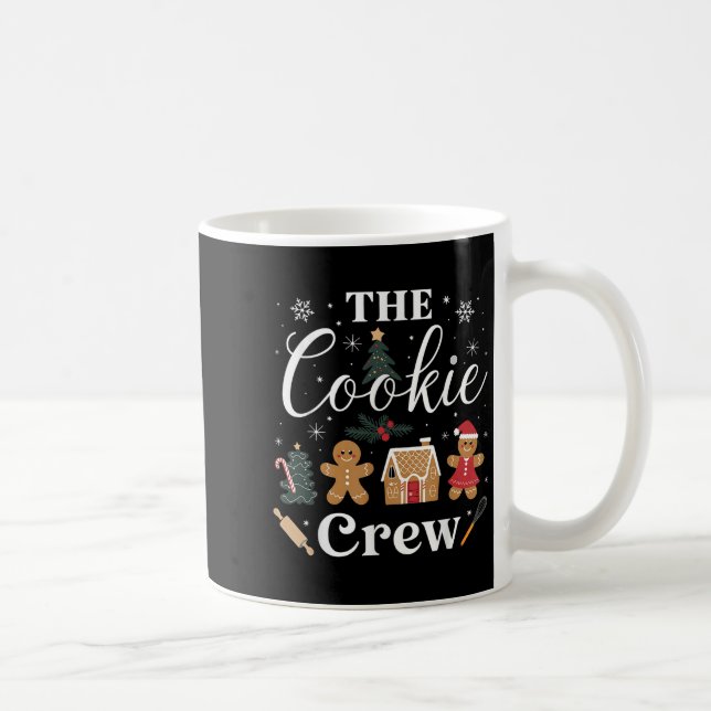 The Cookie Crew Christmas Baking Cookie Lover Kids Coffee Mug (Right)