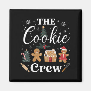 The Cookie Crew Christmas Baking Cookie Lover Kids Magnet