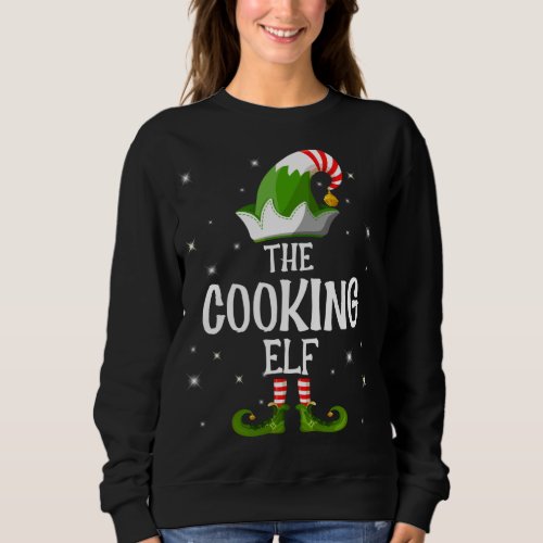 The Cooking Elf Family Matching Group Christmas Sweatshirt