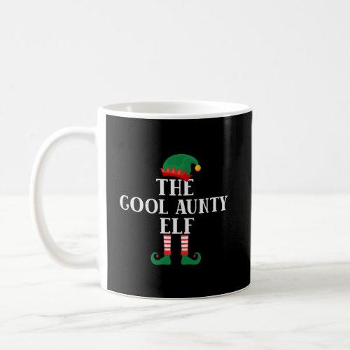 The Cool Aunty Elf Funny Christmas Coffee Mug